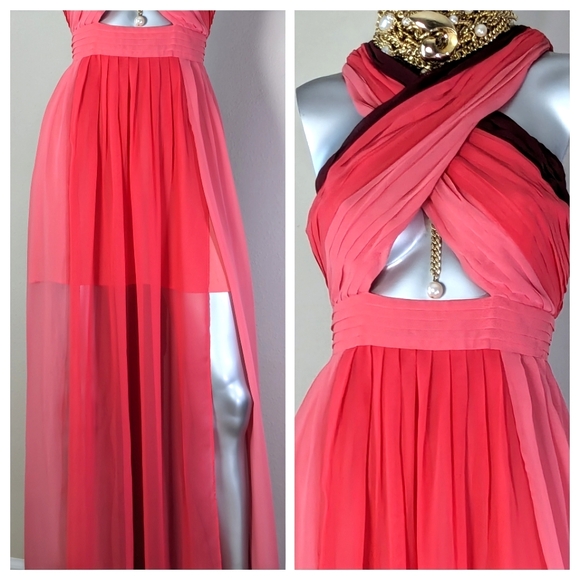 Ark & Company Fairy Core Resort Wear Summer Beach Pool Cutout Maxi Dress - Picture 5 of 15